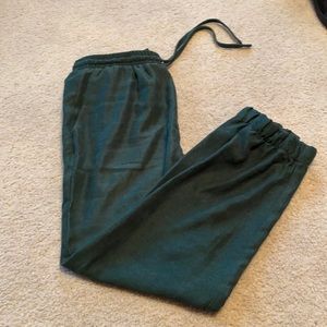 Velvet joggers